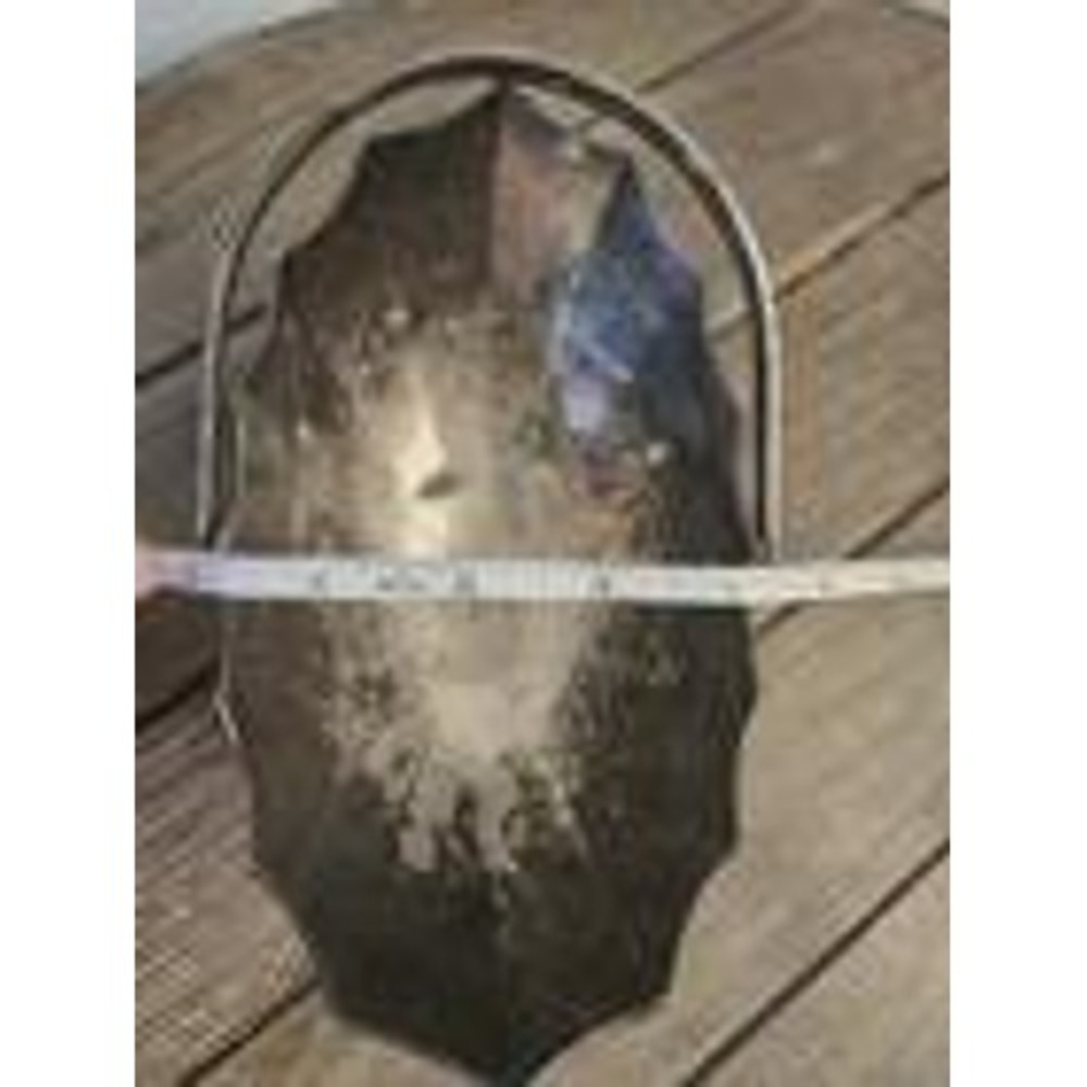 Vintage Silver Plated Oval Basket With Handle Floral Design Regal Victorian 6.5" - Picture 16 of 16
